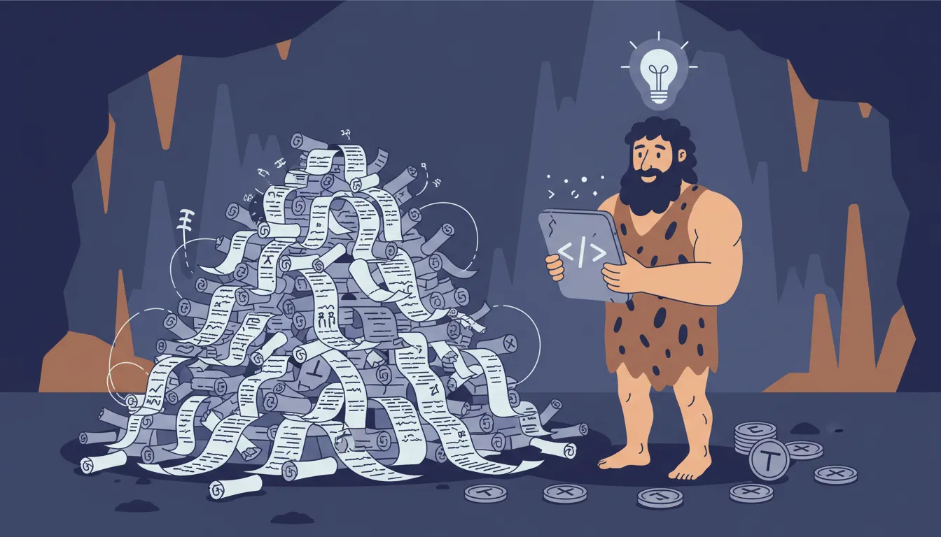 Caveman token compression
