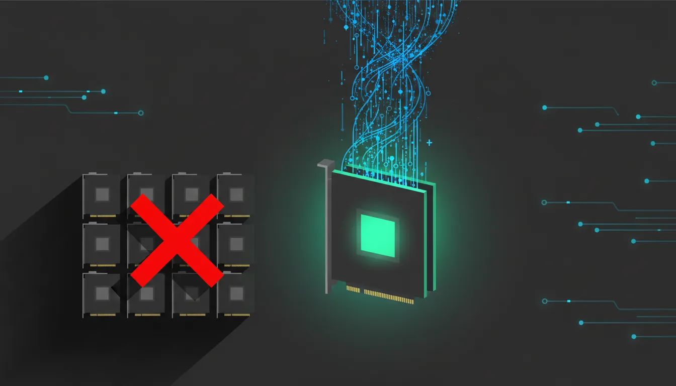 MegaTrain trains 100B models on one GPU