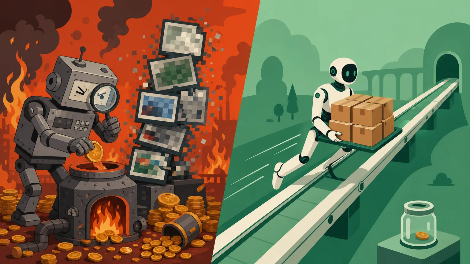 Vision agents 45x more expensive than structured APIs