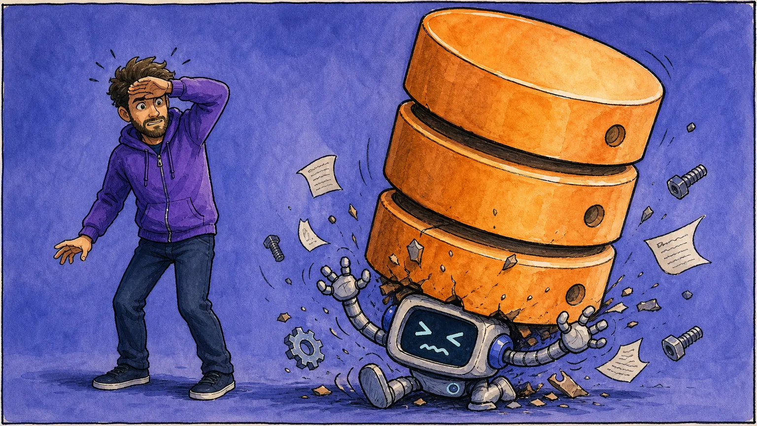 A new benchmark measures how hard AI agents fall once you add a real database