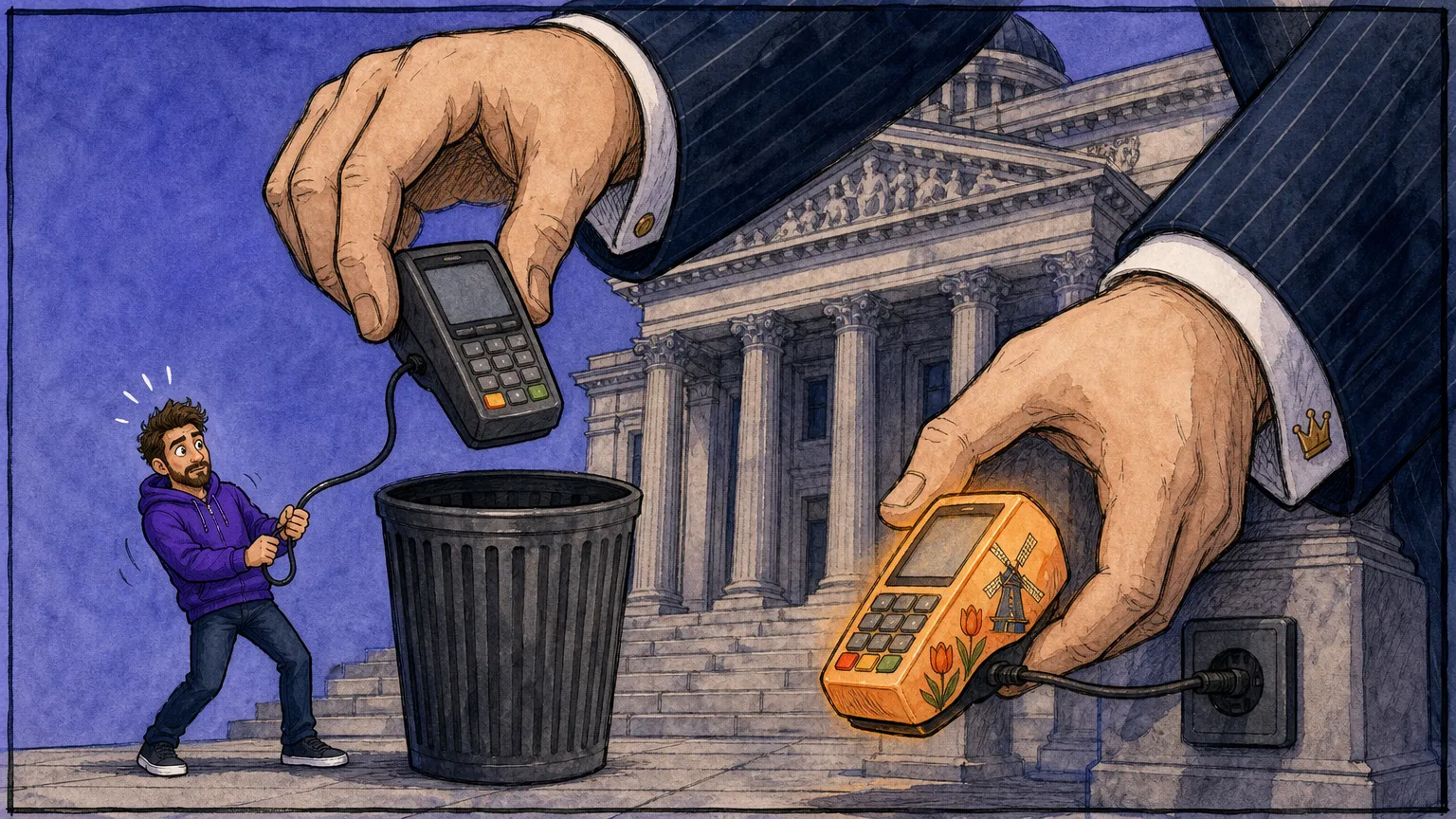 The UK government replaced Stripe with Adyen