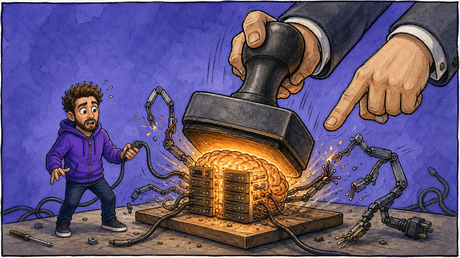 Amazon's CEO tipped off the government, and that's what killed Claude Fable 5