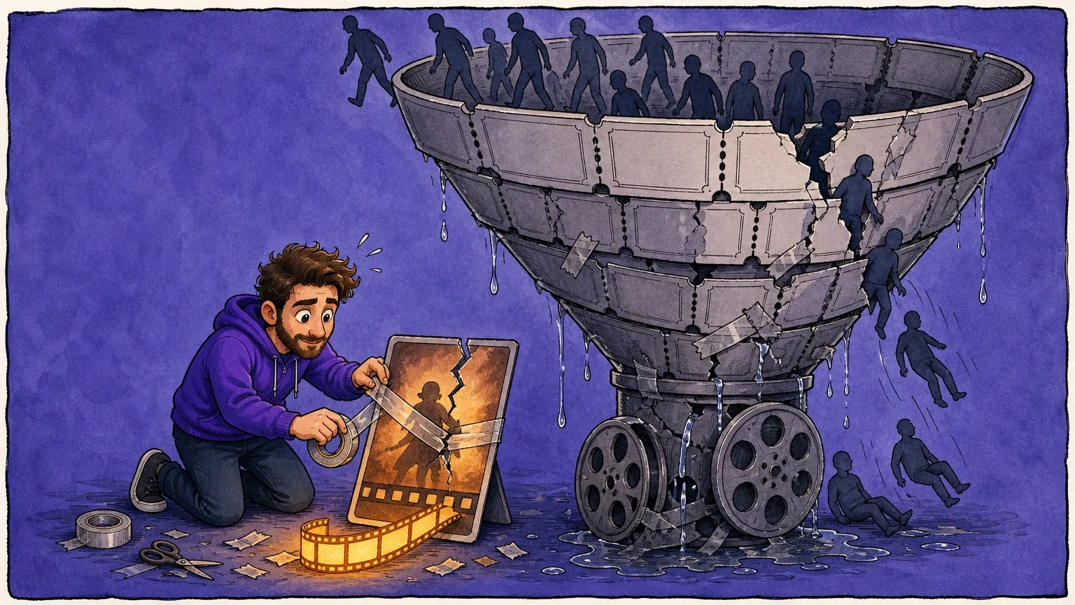 A solo dev found the churn signal he'd been missing: the silent scroll before the first tap