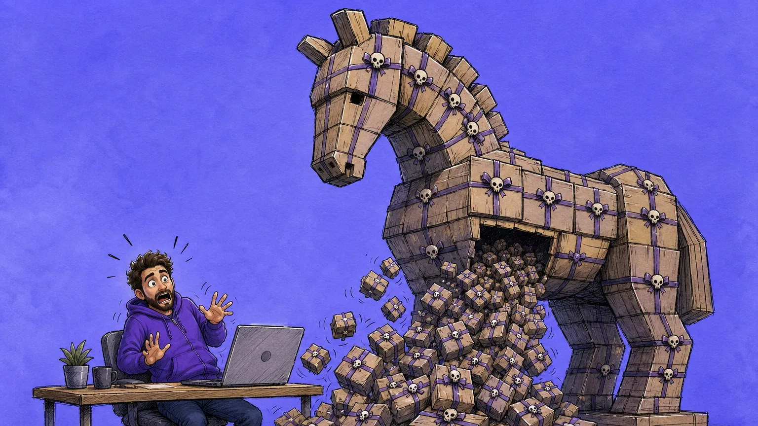 One researcher found 10,000 GitHub repos distributing the same trojan