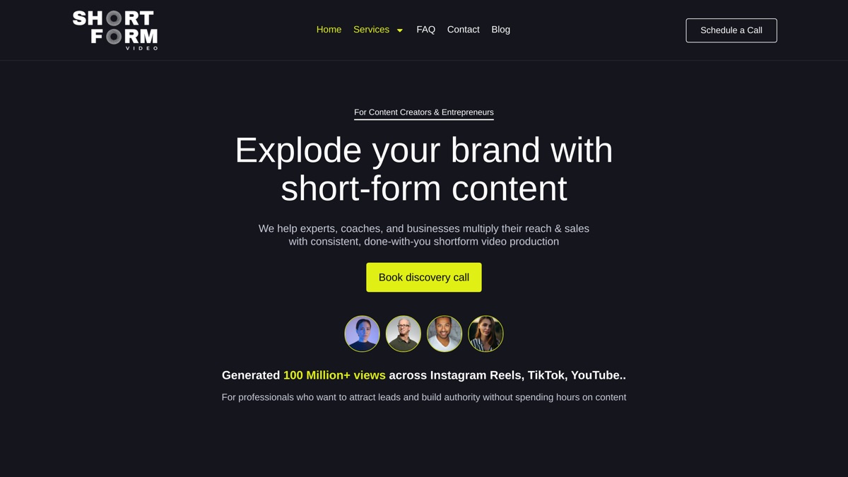Explode your brand with short-form content.